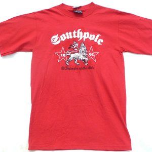 Southpole Red Mens T-Shirt Size L NWT